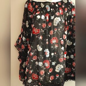 Love and Legend Sheer Blouse, Size 16, NWT.
